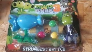 Plants Vs Zombies 3 toys unboxing