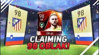 Fifa Mobile 98 Oblak Claimed And Fc Reward