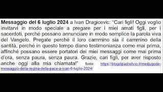 11-10-2024 mattina Gruppo di preghiera online: ANIME in CAMMINO verso il CIELO. MEDJUGORJE 2023 1°p.