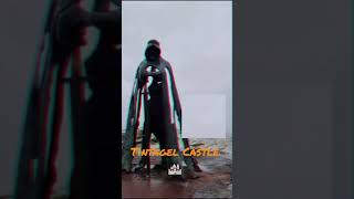 King Arthur Standing On The Edge Of The Cliff At Tintagel Castle #kingarthur  #shorts #subscribe