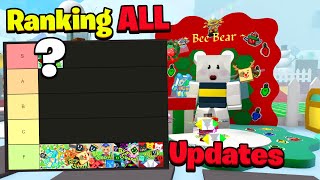 I Ranked ALL Beesmas Updates In Bee Swarm Simulator! (BEST TO WORST)