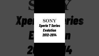 Sony Xperia T Series Evolution 2012-2014 #sony #sonyphones #sonybfp #sonyevolution