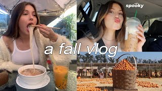 FALL VLOG 🍂 // grocery haul, pumpkin patch, foooood :)