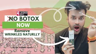 NO BOTOX | Remove Wrinkles Naturally without Botox with this Snake Venom Cream by Dr Abhinit Gupta