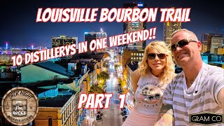 KENTUCKY BOURBON TRAIL | MAKERS MARK, OLD FORESTER & EVAN WILLIAMS + more PART 1  #whiskey #bourbon