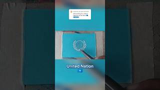 United Nations Flag #shorts #unitednations #flagdrawing #bendera