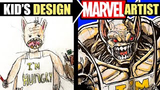 MARVEL ARTIST draws his KID'S DESIGN! Part 21!