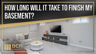 Basement Renovation and Design | How Long Will it Take to Finish My Basement?