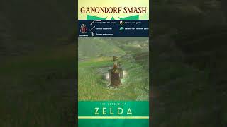 WHAT IF ZELDA BOTW WAS A GACHA GAME? - GANONDORF SMASH #shorts #botw #zelda #gacha #amiibo  #smash