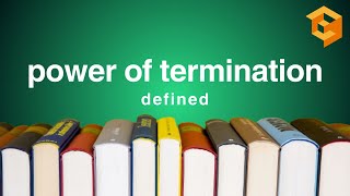 Power of Termination (Right of Reentry) | Legal Term (Property Definitions, Law School, Bar Exam)