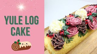 How to Make the Wilton Yule Log Cake