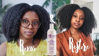 Aphogee 2 Step Protein Treatment on low porosity natural hair!| First Impression