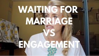 Why Wait Until Marriage and Not Engagement?