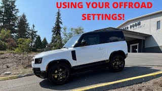 How To Use Your Offroad Settings In Your Land Rover Or Range Rover