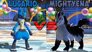 Pokemon battle revolution - Lucario vs Mightyena