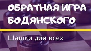 Самые простые дебютные ловушки в обратной игре Бодянского