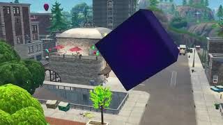 ‪¡El cubo destruyendo edificios de Pisos Picados! Fortnite: Battle Royale