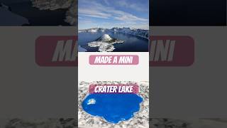 Mini Crater Lake #craterlake #cnc