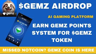 GEMZ COIN TELEGRAM MINING & GEMZ TODAY DAILY COMBO || GEMZ COIN LIKE NOTCOIN