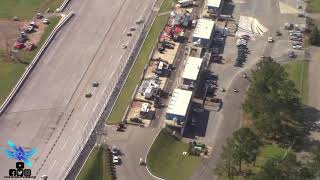 Aerial View of Racecars Racing at 1000ft - #009 Daily Series