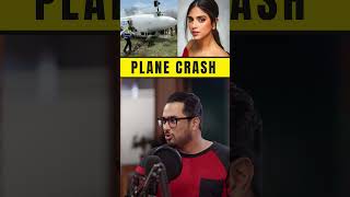 Plane Crash 💀 #sonyahussyn #hinaaltaf #actress #shorts #planecrash #podcast #funny #rjsyedali