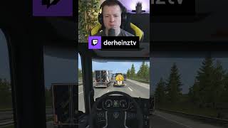 Schlenker König trifft TANKWAGEN 🚛 | DerHeinzTV live #shorts