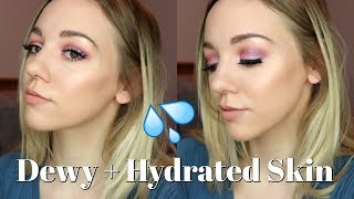 WINTER FOUNDATION ROUTINE | Dewy + Hydrated Skin