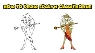 How to Draw Edalyn 'Eda' Clawthorne from The Owl House – Unleash Your Creativity