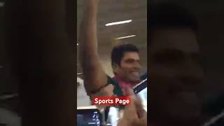 Arshad Nadeem unbelievable welcome at Lahore airport | #sportspage #arshadnadeem