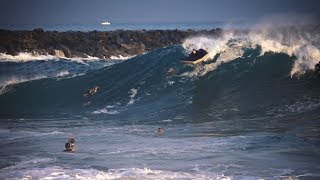 Pumping Wedge Newport Beach & Flying Mattresses August 2018 Swell #thewedge #newportwedge #surfing