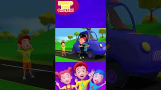 Wheels on The Police car | Kids Songs and Nursery Rhymes #shorts