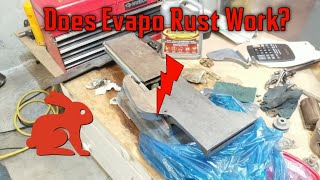 Using Evapo Rust on a very rusty jointer