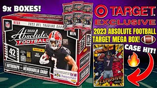 *CASE HIT PULL!🔥 2023 ABSOLUTE FOOTBALL TARGET EXCLUSIVE MEGA BOX REVIEW!🏈