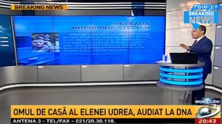 Omul de casă al Elenei Udrea, Gheorghe Stelian, audiat la DNA - 20.11.2014 ( HD )