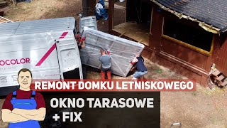 Montaż okna tarasowego SLIDE + FIX, dwa sposoby szczelnego montażu