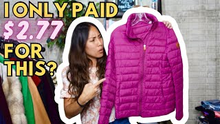 Thrift Haul + The Best Time to Source Outerwear!