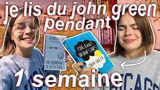 JE LIS DU JOHN GREEN POUR LA PREMIÈRE FOIS | vlog lecture classiques de booktube & du young adult