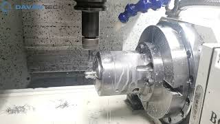 Processing aluminum parts on a 4-axis CNC machine