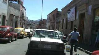 Driving in Morelia,Michoacan