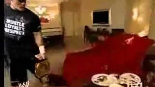 WWEJohn Cena Attacks Edge Hotel Room Raw