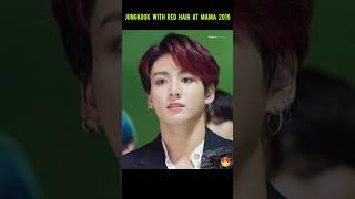 Jungkook with red hair at mama 2019 | #shorts | #bts | #jungkook | #btsjungkook | #방탄소년단 | #kpop