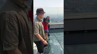 Dancing on a Glass Floor #skywalker #skywalk #mahanakhonskywalk #mahanakhon #kingpowermahanakhon