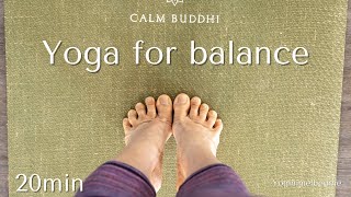 Yoga for balance, grounding & stability | feet and ankles | 20min