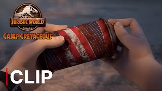 Dodgson Finds The Barbasol Can | JURASSIC WORLD CAMP CRETACEOUS | NETFLIX