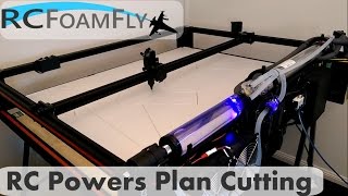 Laser Cutting RCPowers Plan from 6mm Depron foam