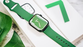 Apple Watch Series 7 Unboxing + Setup & First Impressions (Green Aluminum)