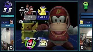 Mass Madness 47 P+ RR - snafu (Diddy Kong, Falco) vs Puunk_ (Pikachu)