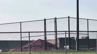 USAF C-32A aka Air Force 2 from Pittsburgh on approach into Philadelphia International Airport!