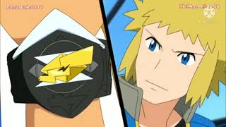 Pokemon Journey Episode 77.Ash Shows his Z-Ring to Volkner!!!