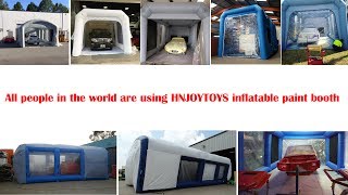 Portable Paint Booth-A Better Solution for Environmental - Testing for inflatable paint booth